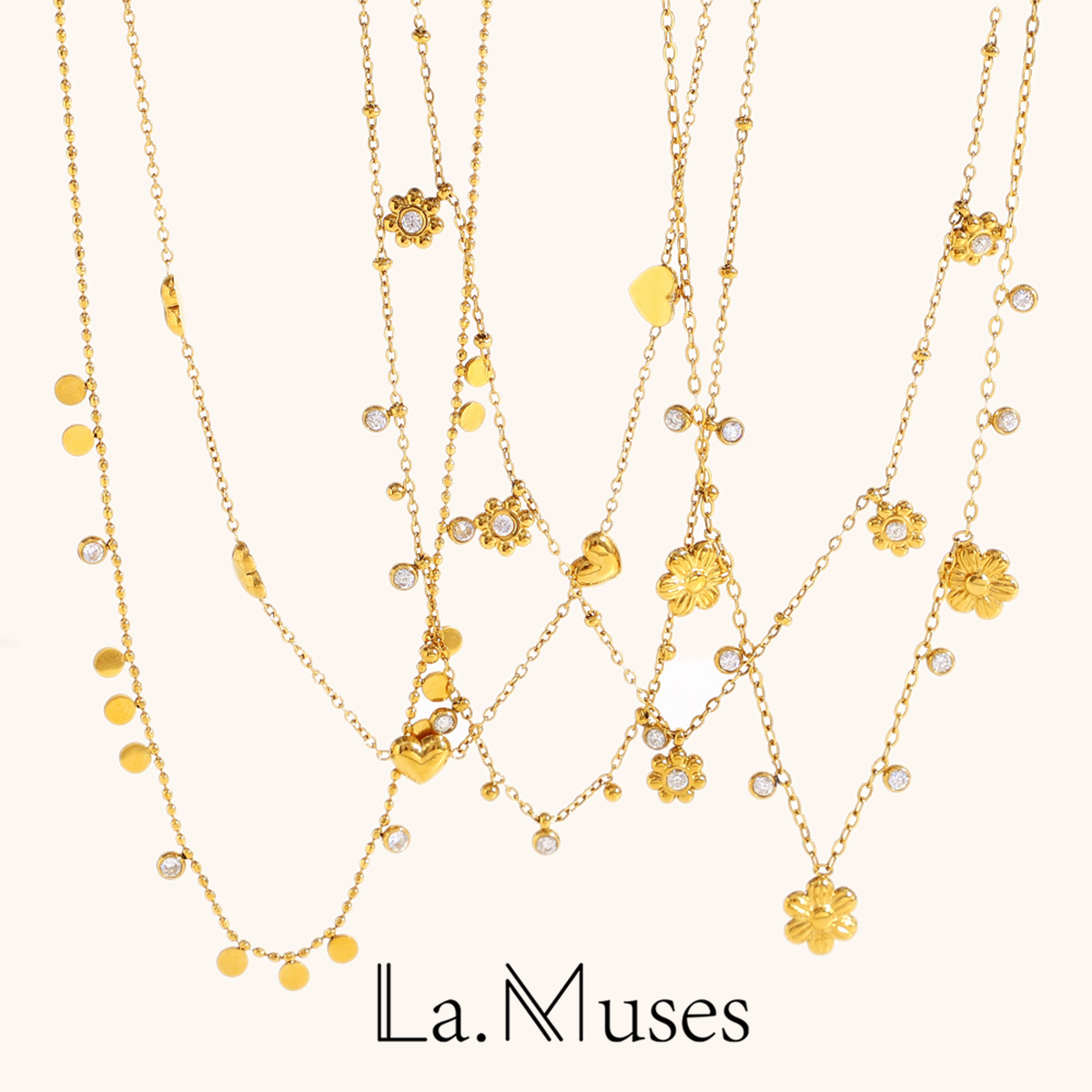 Butterfly Clasp Deployant - La. Muses Zircon Butterfly Love Flower