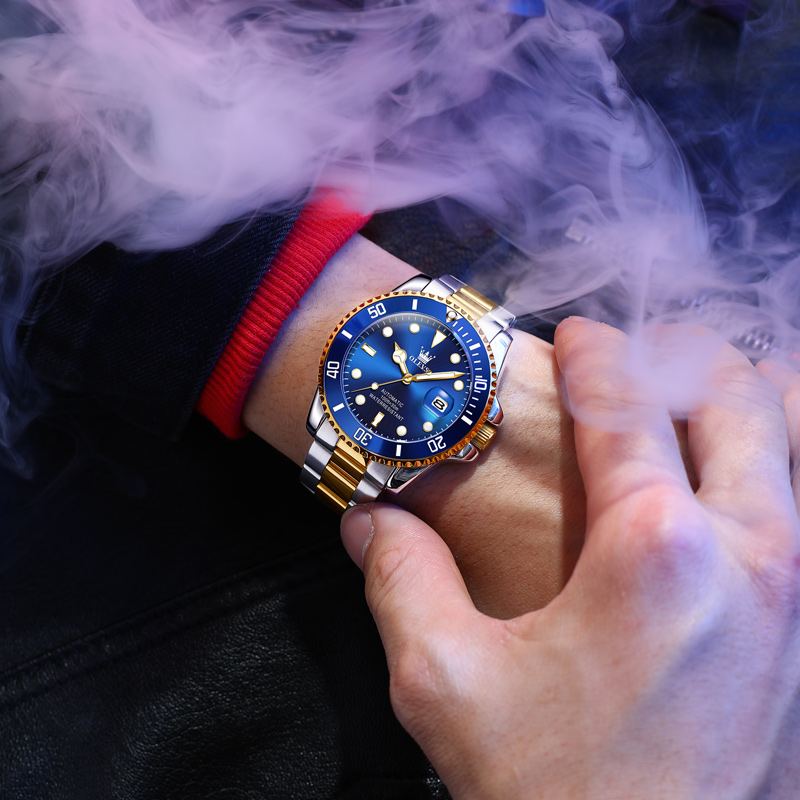 OLEVS Mới Xanh Nước Ma Đồng Hồ - đánh giá và giá Rolex Watch Datejust